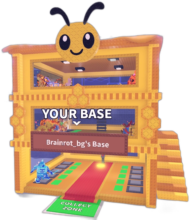 НОВ Honey Bee Base Skin – Brainrot